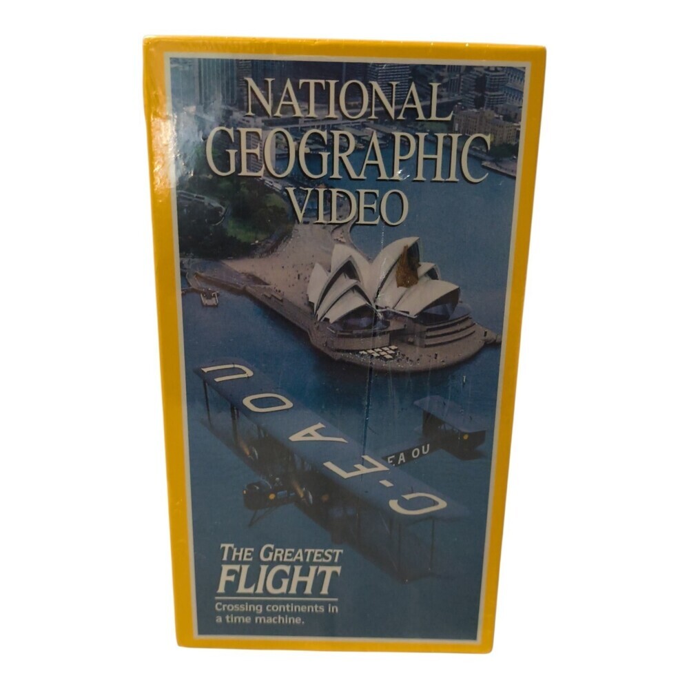 National Geographic Video The Greatest Flight Crossing Continents in a Time VHS